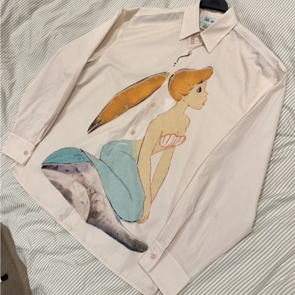 Harry Lambert for Disney Peter Pan Mermaid Button Down - Picture 3 of 6
